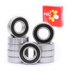 FKG 6203-2RS 17x40x12mm Deep Groove Ball Bearing Double Rubber Seal Bearings Pre-Lubricated 10 Pcs