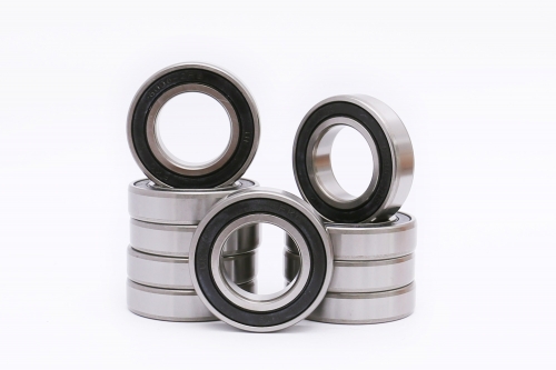 FKG 10Pcs 6206-2RS 30x62x16mm Double Rubber Seal Deep Groove Ball Bearings Lubricated Chrome Steel