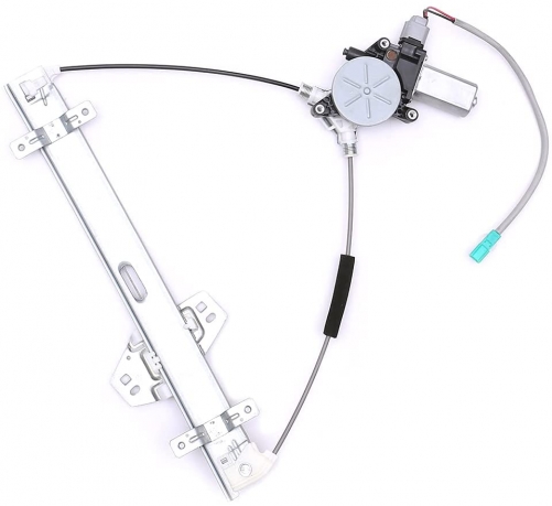HICKS 741-301 72210S5PA02 722150S5PA03 Front Right Passenger Side Power Window Regulator with Motor Compatible for 2001-2005 Ho-nda Civic 2 Door Coupe